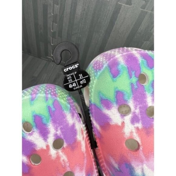 Crocs Clogs  Men\'s Size 13 Tie Dye main image 4